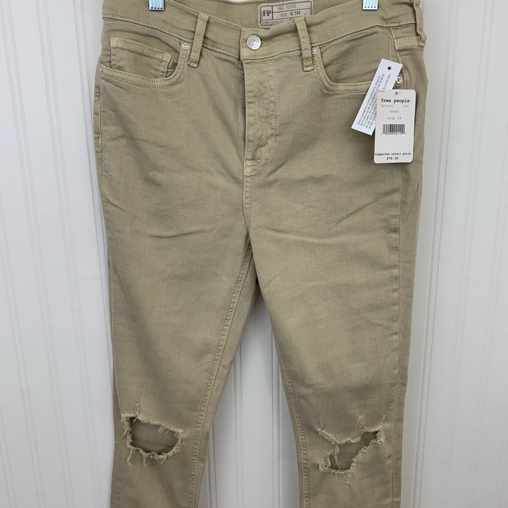 Host Pick💕💕Free People High Rise Skinny Jeans - Picture 4 of 6